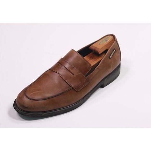 Mephisto Other - Mephisto Air Jet Brown Leather Penny Loafers Slip-On Shoes Men's US 11